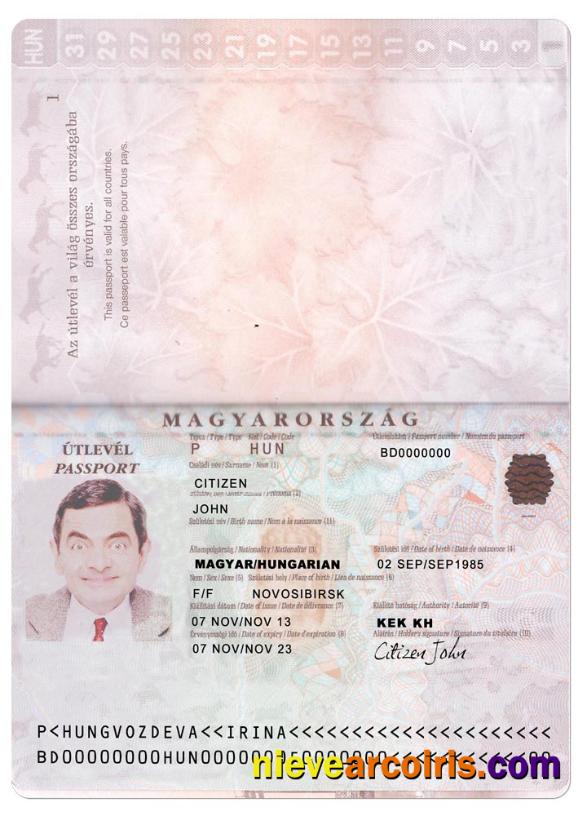 Hungary pass version 2